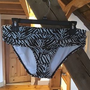 Victoria’s Secret zebra print bathing suit bottoms
